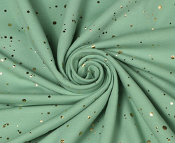 Gold splashes, sage, trikoo