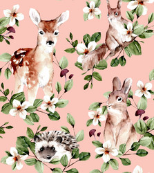 Sweet animals, rose, trikoo