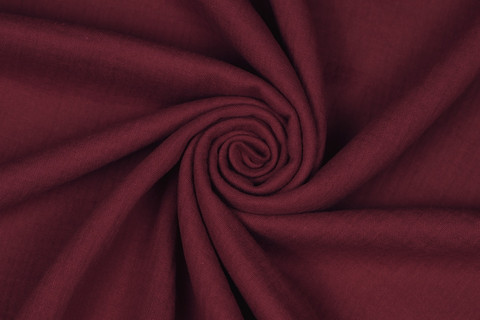 *Lievä II-laatu* Viimeinen PALA n. 145 cm: Double gauze/harsokangas, burgundy