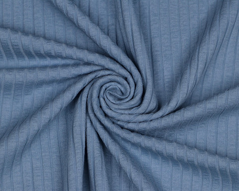 Leveä ribbitrikoo, jeans blue