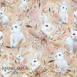 Mainelakeus: Boho bunny, powder, trikoo