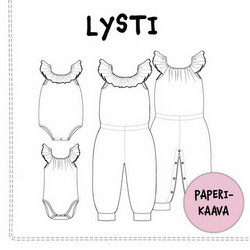 Kaavastudio AinoA: Lysti-paperikaava (koot 62-110)