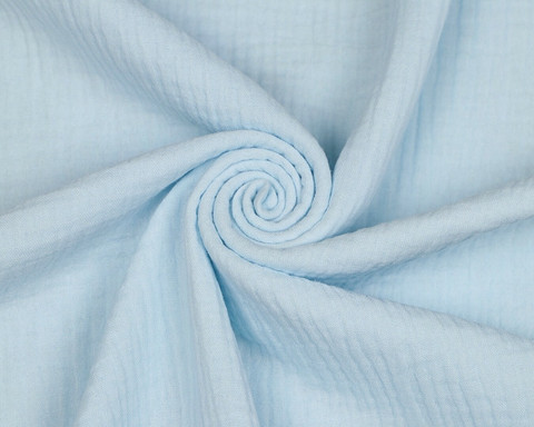 Double gauze/harsokangas, baby blue