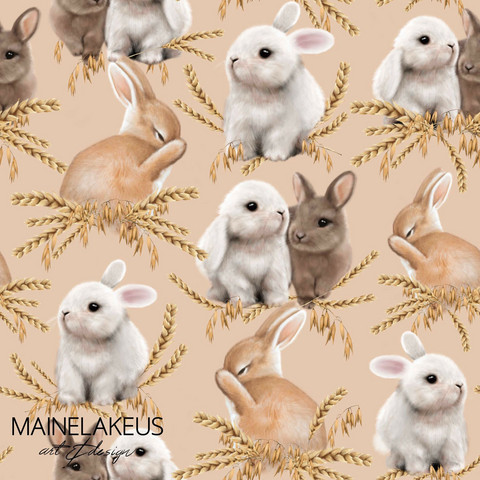 PALA n. 90 cm: Mainelakeus: Wheat bunny, trikoo