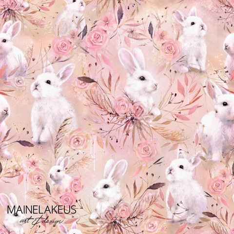 Mainelakeus: Boho bunny, watermelon, trikoo