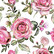 Viimeinen PALA 120 cm: Giant pink roses, trikoo