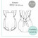 Kaavastudio AinoA:n Romper-kaava: Syli-paperikaava (koot 50-104)