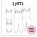 Kaavastudio AinoA: Lysti-paperikaava (koot 62-110)