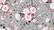PALA 130 cm: My flowery day, vaaleanharmaa, trikoo
