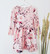*Lievä II-laatu* Viimeinen PALA 160 cm: My flowery day, light pink, trikoo
