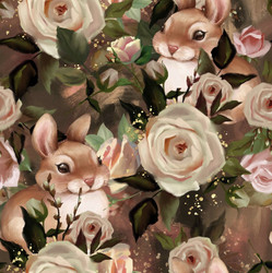 Vintage bunnies, joustocollege