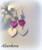 4530 Alise Design helmiäis/peiliakryyli sydänkorvakorut