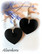 4478 Alise Design peiliakryyli sydän  korvakorut