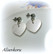 4493 Alise Design helmiäis sydänkorvakorut