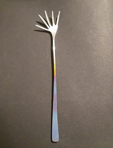 Latimeria 5-piikkinen haarukka ruostumaton teräs, velvet steel