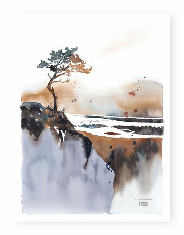 Ester Visual: Jyrkänteellä 30x40 cm