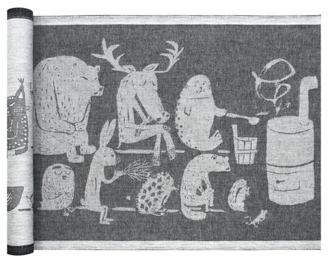 ELÄINTEN SAUNA -laudeliina 46x60 cm