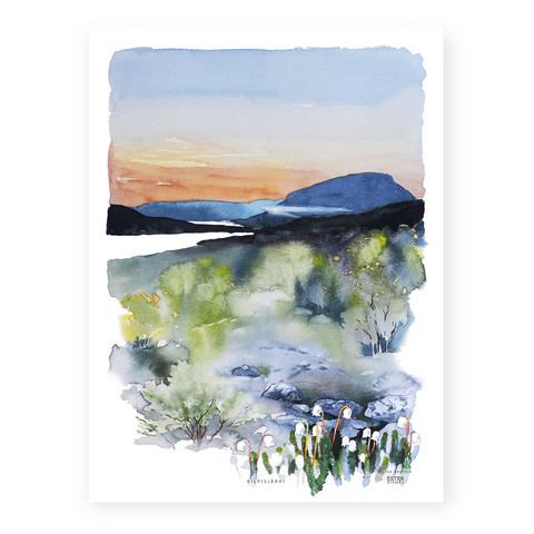 Ester Visual: Kesäyö Kilpisjärvellä 50x70 cm