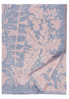 VILLIYRTIT -pellavapöytäliina 150x200 cm, mustikka-kaneli