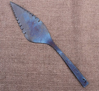 Latimeria  kakku-/piirasotin, ruostumaton teräs, uniikki velvet steel