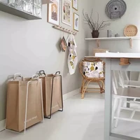 Helsinki-teline korkeus 55 cm+juuttikassi, valkoinen teline