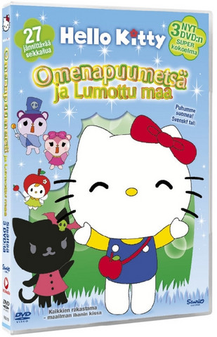 Hello Kitty Box Omenapuumetsä ja Lumottu maa 1+2+3 dvd