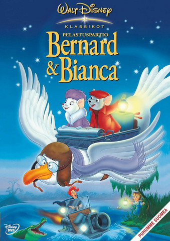 Pelastuspartio Bernard ja Bianca dvd, Disney Klassikko