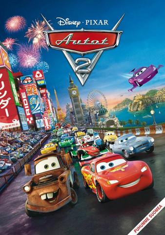 Cars Autot 2 dvd Disney Pixar