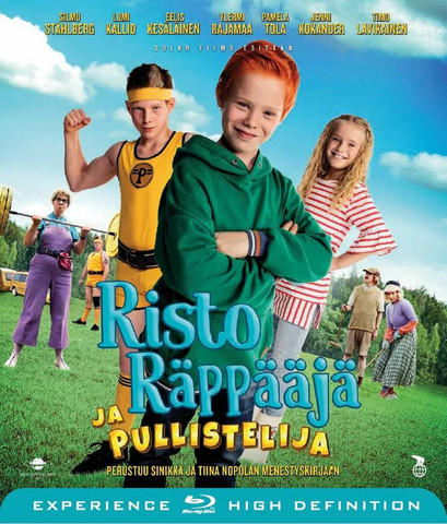 Risto Räppääjä ja pullistelija Blu-ray