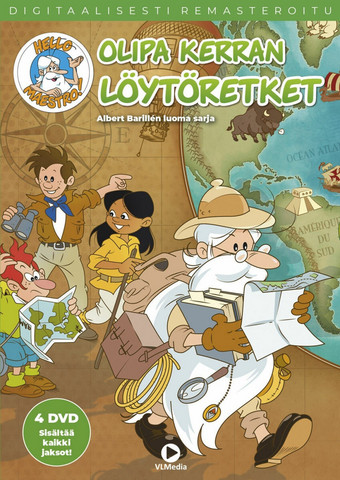 Olipa kerran löytöretket dvd BOX 1+2+3+4