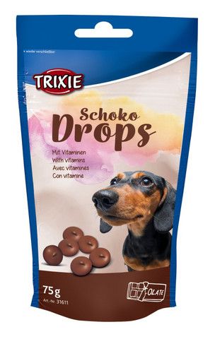 Trixie Schoko drops koiran suklaa 75g