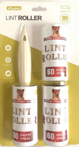 Finnpet LintRoller Nukanpoistorulla + 2kpl lisärullia