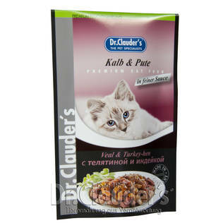 Dr.Clauder's Vasikka ja kalkkuna 100g kastikkeessa