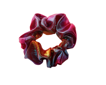 Värikäs scrunchie / hiusdonitsi