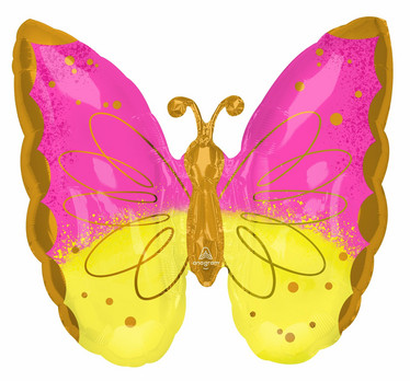 Kaunis perhonen foliopallo