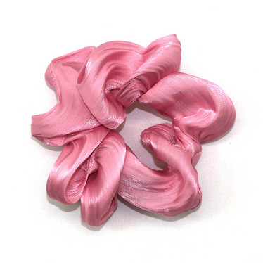 Pinkki scrunchie