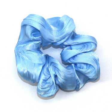 Sininen scrunchie