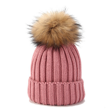 Neulepipo tupsulla - pinkki