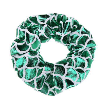 Scrunchie vihreä -hohtava-