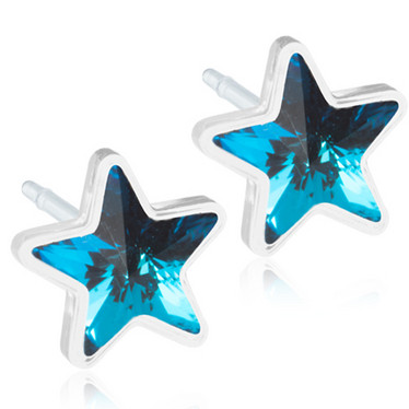 Blomdahl crystal tähti 6mm -aqua-