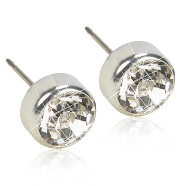 Blomdahl crystal titanium 5mm -hopea-
