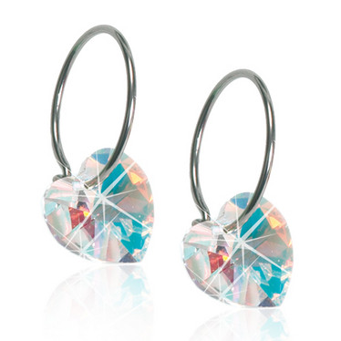 Blomdahl titanium renkaat 10mm -sateenkaari-
