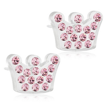 Blomdahl crystal kruunu 9mm -pinkki-