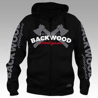 Backwood Hooligas® The Axes hoodie with zipper