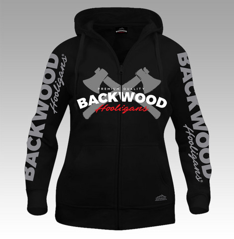Naisten Backwood Hooligans® Kirveshuppari vetoketjulla