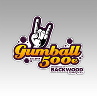 Muotoon leikatut Gumball 500e tarrat, 2 kpl (leveys 12cm)