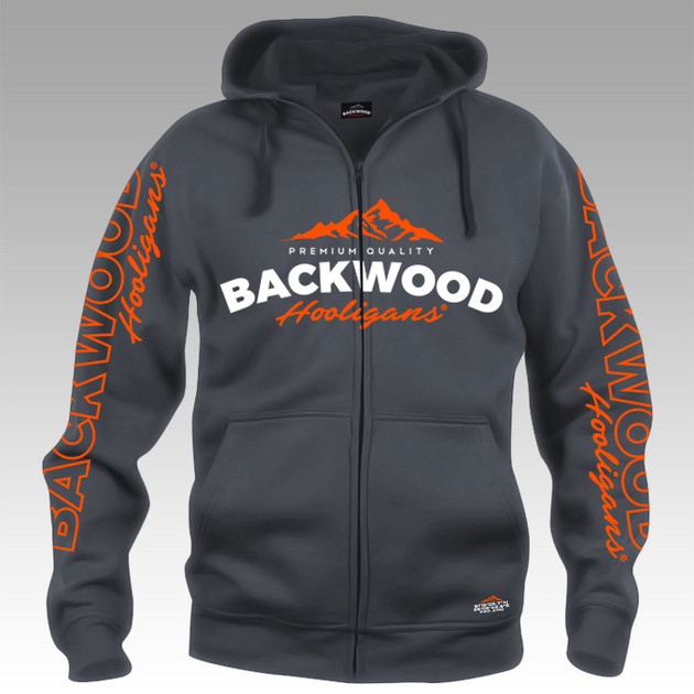 Orange clearance backwoods hoodie