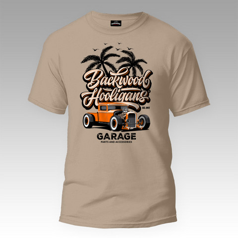 Backwood Hooligans® Garage T-paita