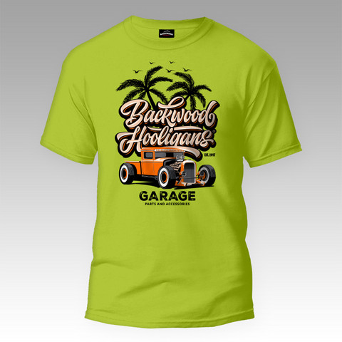Backwood Hooligans® Garage T-paita