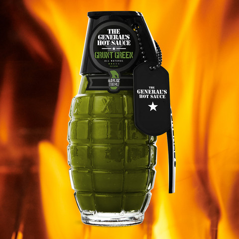 The General's Hot Sauce - Grunt Green